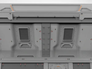 Sci-fi architecture kitbash 13 3D Model