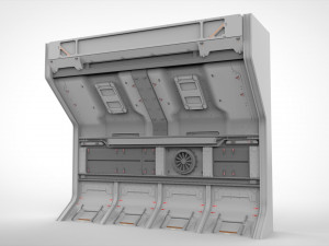 Sci-fi architecture kitbash 13 3D मॉडल
