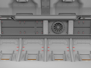 Sci-fi architecture kitbash 13 3D मॉडल