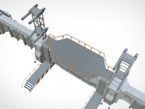 Sci-fi wall 3 3D Model