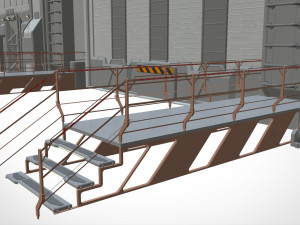 Sci-fi wall 3 Modelo 3D