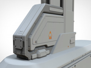 Sci fi mast 2 Model 3D