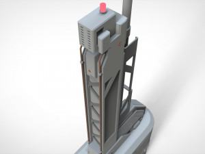 Sci fi mast 2 Model 3D