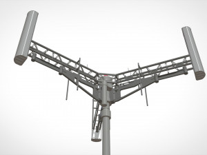 Sci fi mast 2 Model 3D