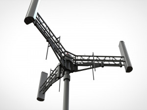 Sci fi mast 2 Model 3D