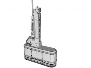 Sci fi mast 2 Model 3D