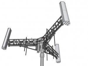 Sci fi mast 2 Model 3D