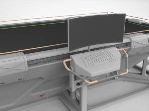 Sci-fi furniture exterior 3D Model