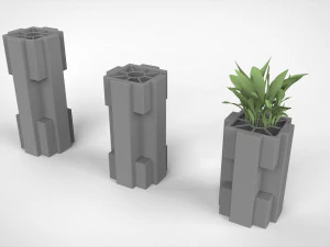 Sci-fi furniture exterior 3D Model