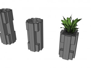Sci-fi furniture exterior Modello 3D
