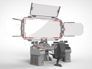 Sci fi computer Modelo 3D