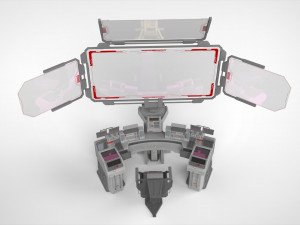 Sci fi computer Modelo 3D