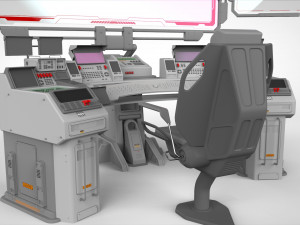 Sci fi computer Modelo 3D