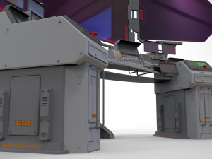 Sci fi computer Modelo 3D