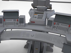 Computadora de ciencia ficci&oacute;n Modelo 3D