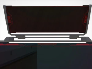 Computadora de ciencia ficci&oacute;n Modelo 3D