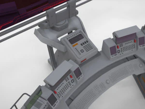 Computadora de ciencia ficci&oacute;n Modelo 3D