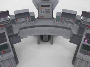 Computadora de ciencia ficci&oacute;n Modelo 3D