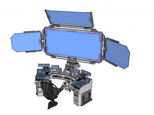 Computadora de ciencia ficci&oacute;n Modelo 3D