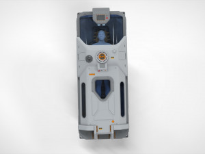 Sci fi cryogenic capsule 3D 모델