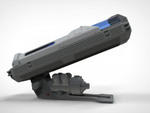 Sci fi cryogenic capsule 3D 모델