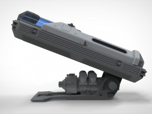 Sci fi cryogenic capsule 3D 모델