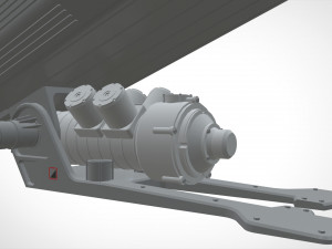 Sci fi cryogenic capsule 3D 모델