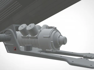Sci fi cryogenic capsule 3D Model