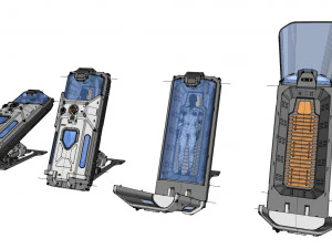 Sci fi cryogenic capsule 3D Model