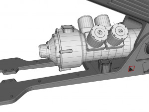 Sci fi cryogenic capsule 3D 모델