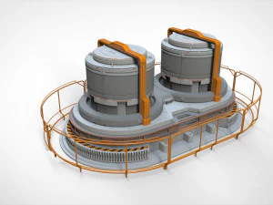 Sci fi modular environment 7 3D Model