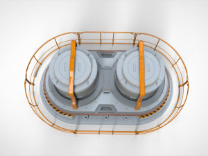 Sci fi modular environment 7 Model 3D