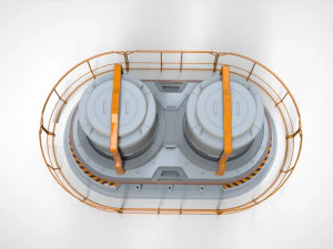 Sci fi modular environment 7 3D Model