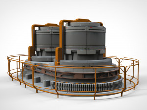 Sci fi modular environment 7 Model 3D