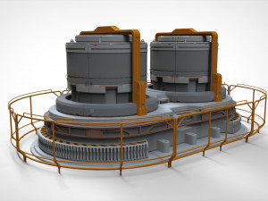 Sci fi modular environment 7 Model 3D
