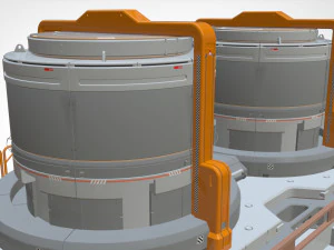 Sci fi modular environment 7 3D Model