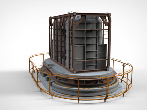 Sci fi modular environment 7 Model 3D