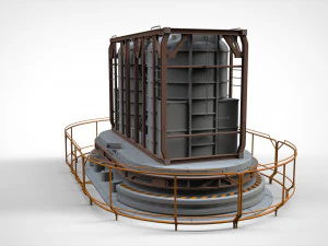 Sci fi modular environment 7 3D Model