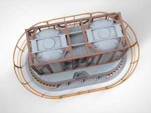 Sci fi modular environment 7 Model 3D