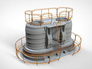Sci fi modular environment 7 Model 3D