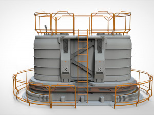 Sci fi modular environment 7 Model 3D