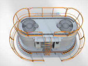 Sci fi modular environment 7 Model 3D