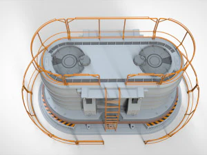 Sci fi modular environment 7 3D Model