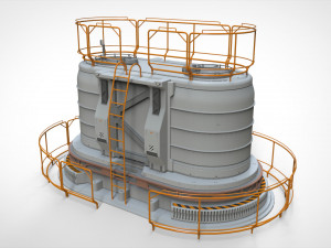Sci fi modular environment 7 Model 3D
