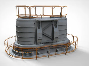 Sci fi modular environment 7 3D Model