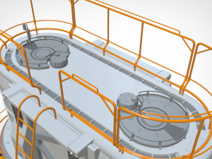 Sci fi modular environment 7 Model 3D
