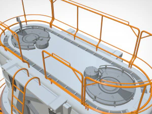 Sci fi modular environment 7 3D Model