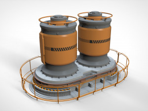 Sci fi modular environment 7 Model 3D