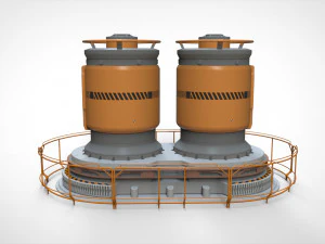 Sci fi modular environment 7 3D Model