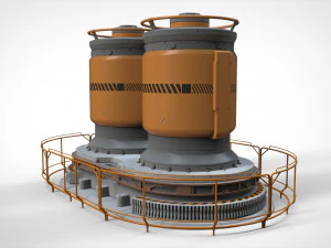 Sci fi modular environment 7 3D Model